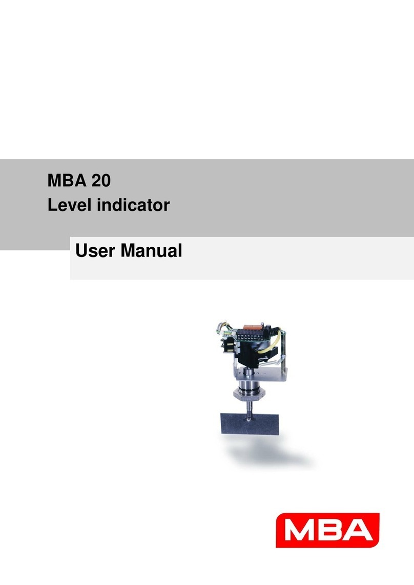 MBA MBA20 User manual