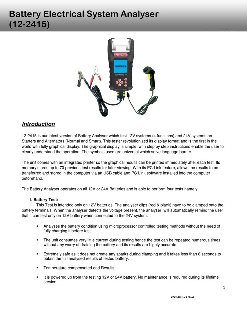 Associated Equipment 12-2415 manual