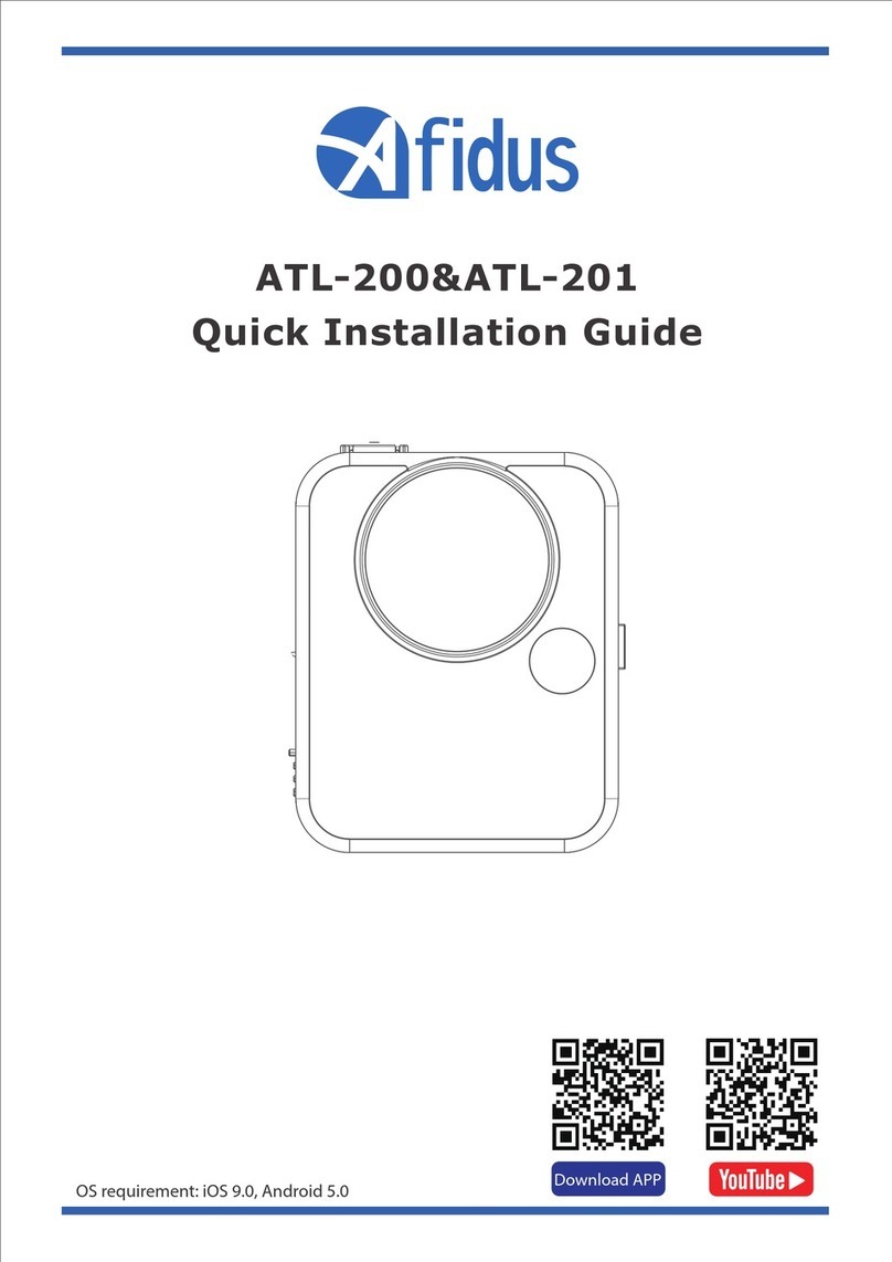 Afidus ATL-200 Quick installation guide
