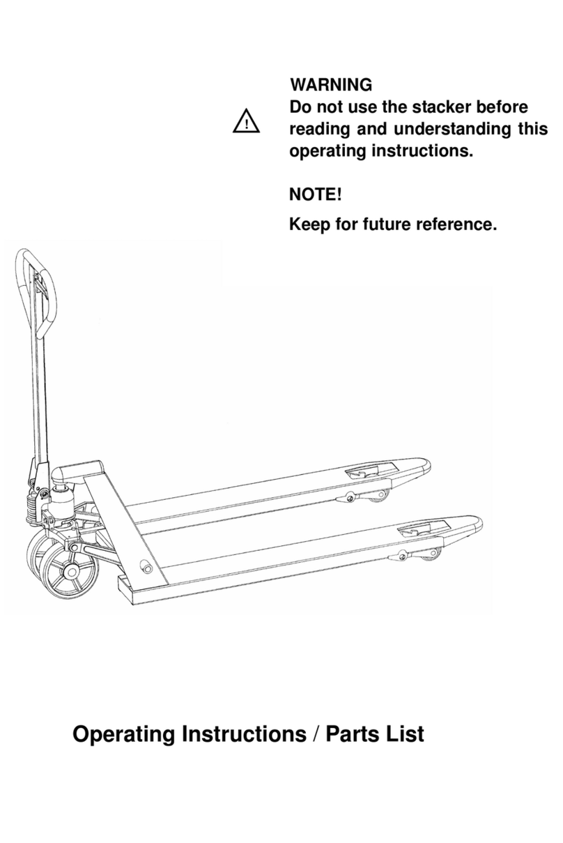 Noblelift DFE20 Operating instructions & parts list