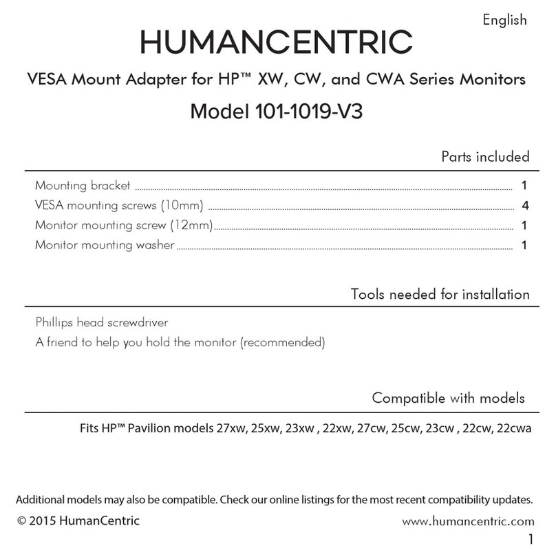 HumanCentric 101-1019-V3 manual