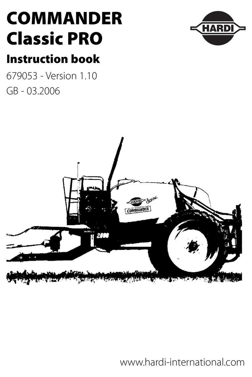 Hardi COMMANDER Classic PRO User manual