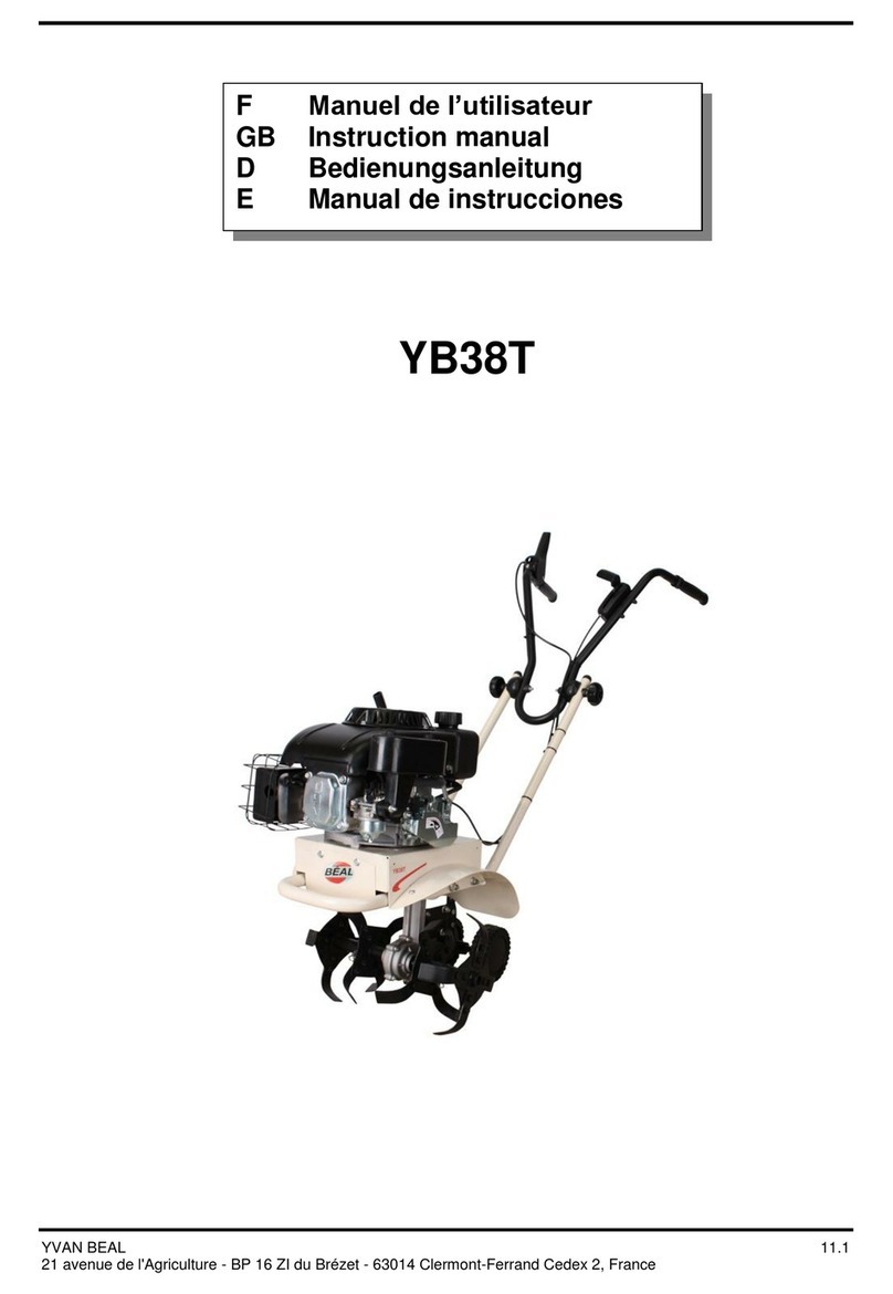 YVAN BEAL YB38T instruction manual