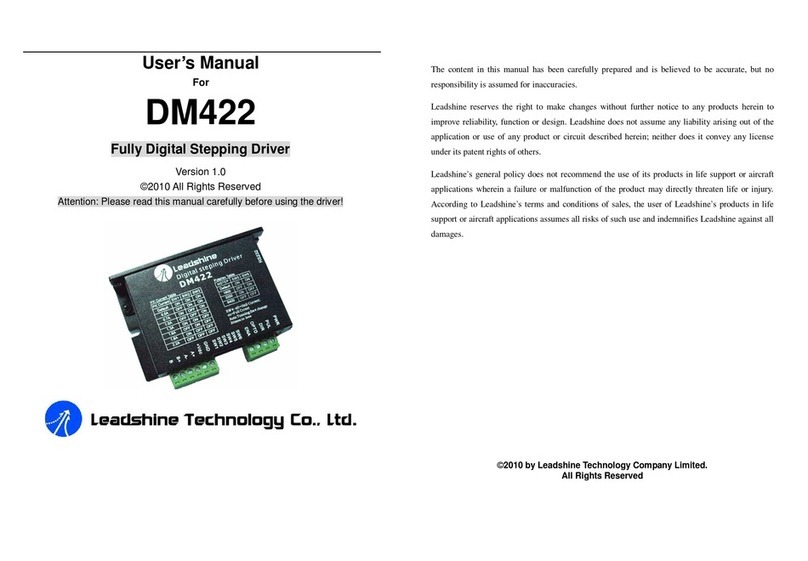 Leadshine Technology Co. DM422 user manual
