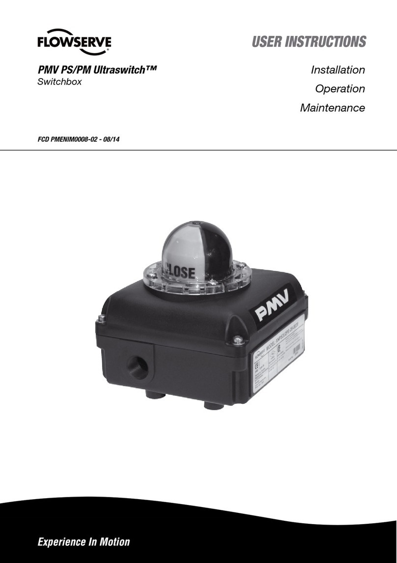 Flowserve PMV PS Ultraswitch User instructions Flowserve PMV PS Ultraswitch User instructions