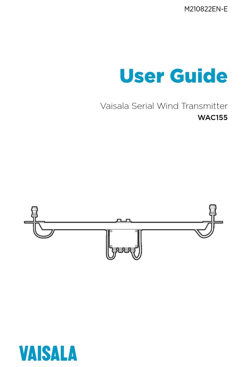 Vaisala WAC155 User manual Vaisala WAC155 User manual