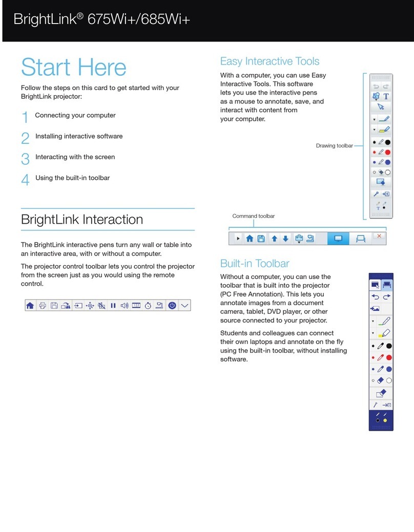Epson BrightLink 675Wi+ Instruction Manual