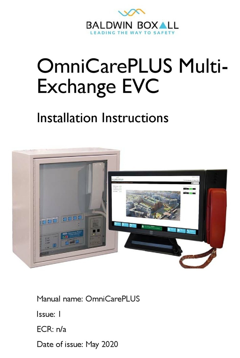 Baldwin Boxall OmniCarePLUS Multi-Exchange EVC User manual