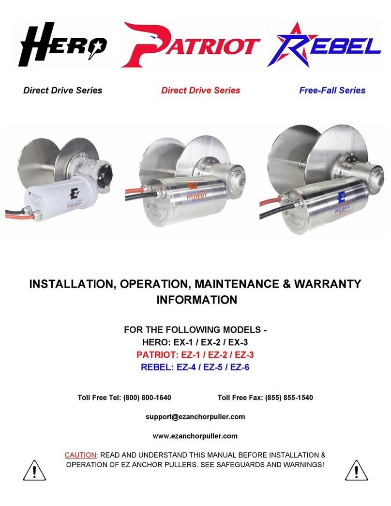 E-Z Anchor Puller HERO Series Installation, operation, maintenance & warranty information