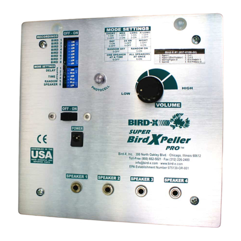 Bird-X Super BirdXPeller Pro User manual