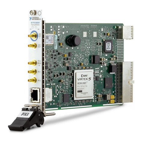 National Instruments PXI-6683 Series User manual National Instruments PXI-6683 Series User manual