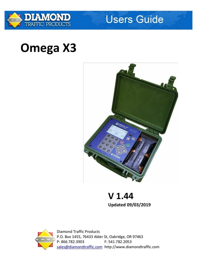 Diamond Traffic Products Omega X3 user guide