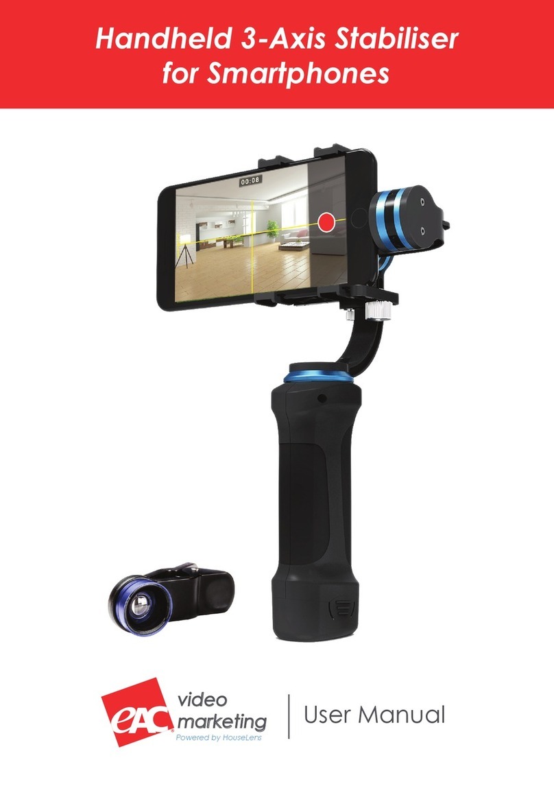 EAC Video Marketing Handheld 3-Axis Stabiliser for Smartphones user manual