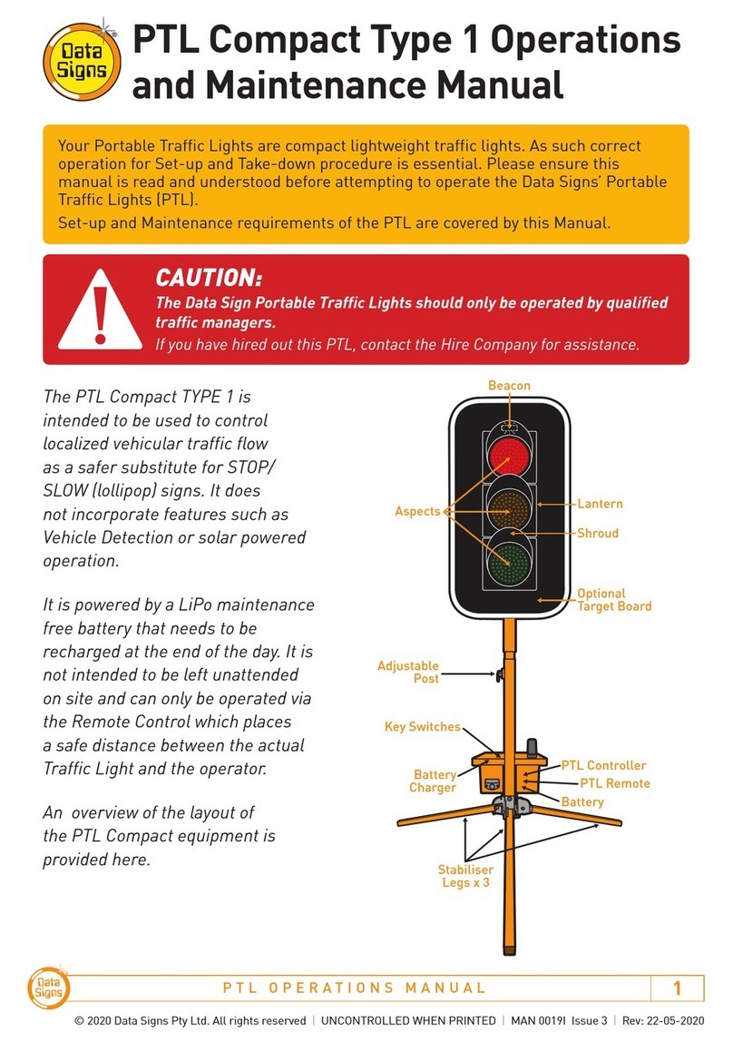 Data Signs PTL Compact 1 Operation and maintenance manual