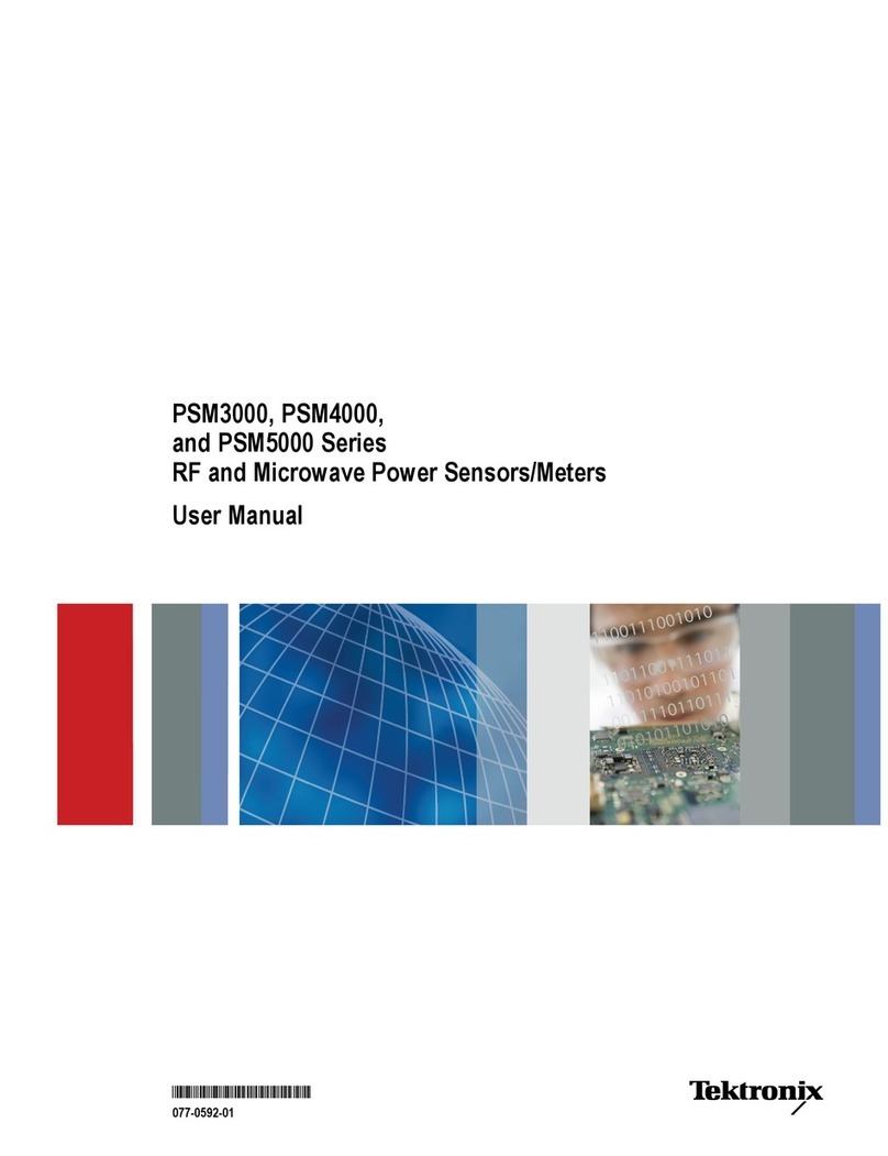 Tektronix PSM3000 Series user manual