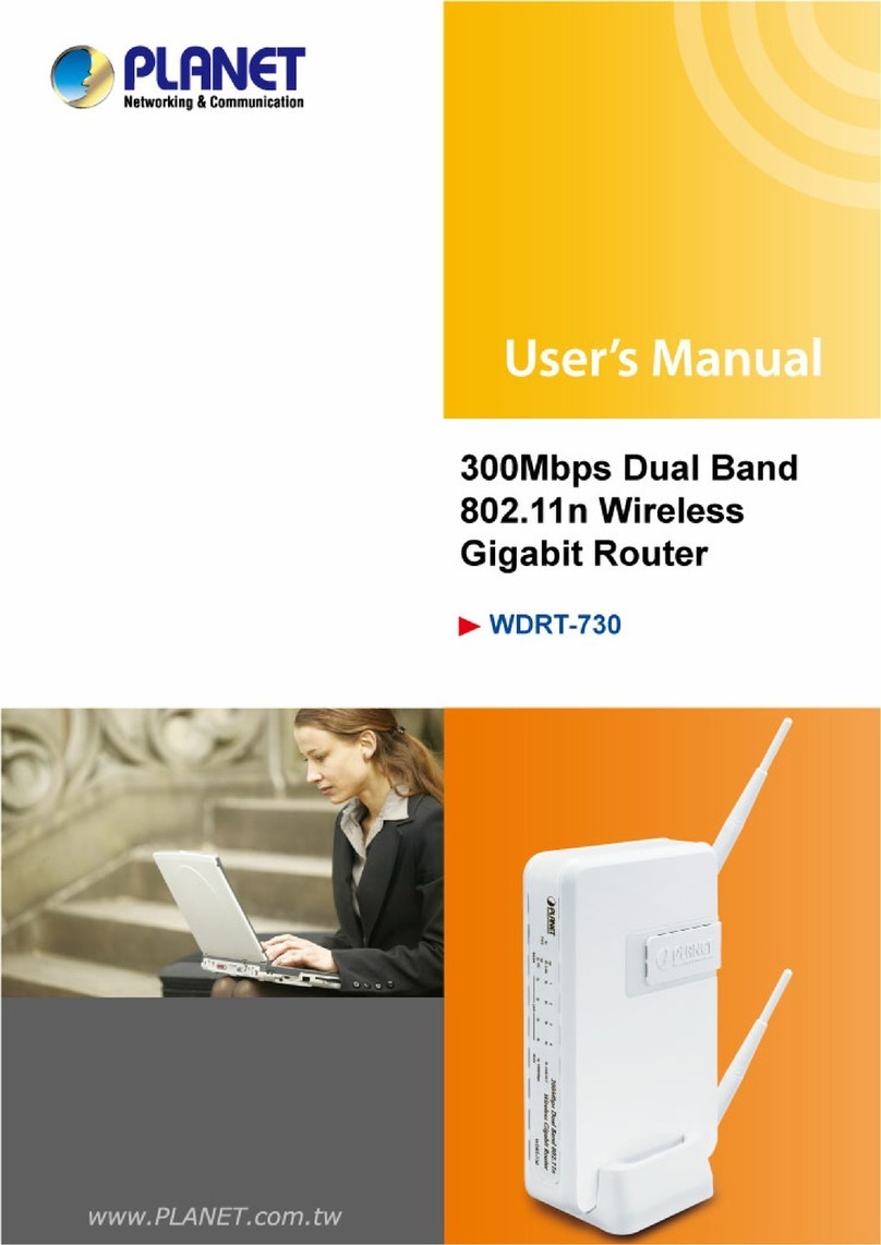 Planet Networking & Communication WDRT-730 user manual Planet Networking & Communication WDRT-730 user manual