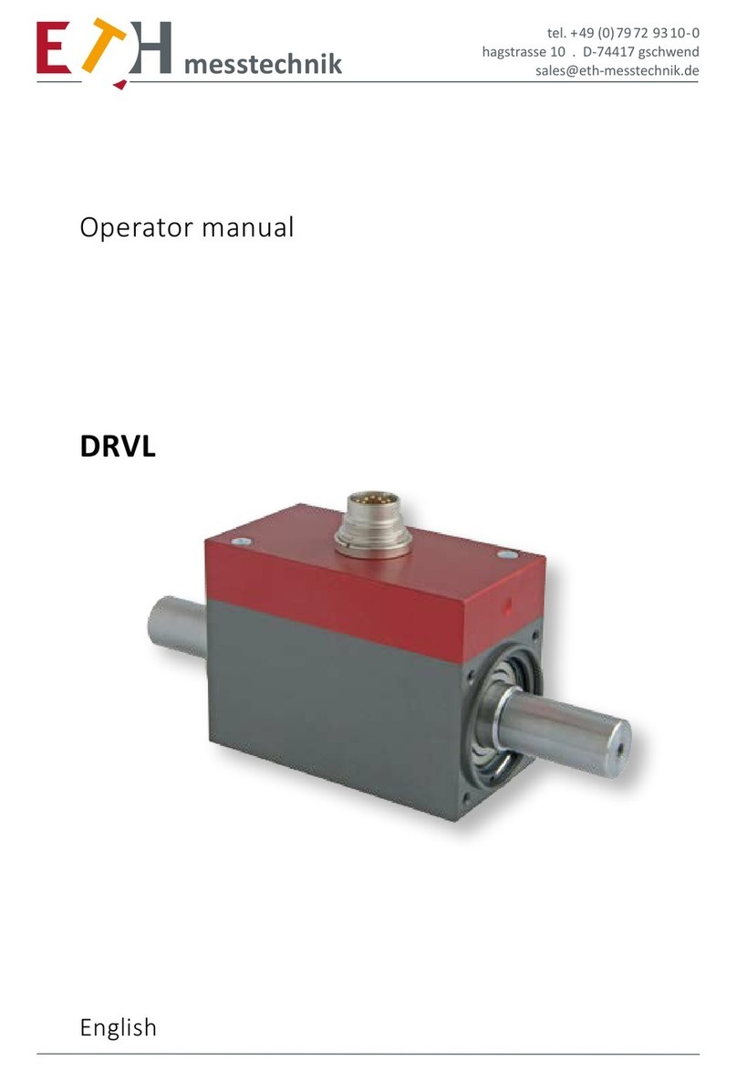 ETH-messtechnik DRVL Operator's manual