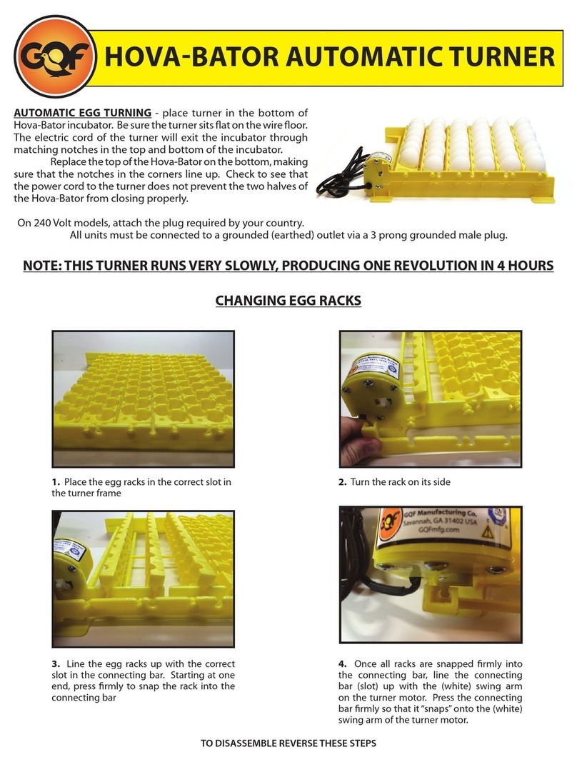G.Q.F. HOVA-BATOR quick start guide