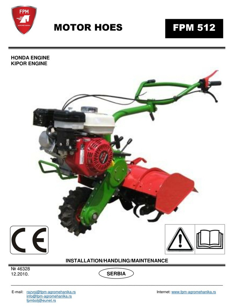 FPM Agromehanika 512 INSTALLATION/HANDLING/MAINTENANCE