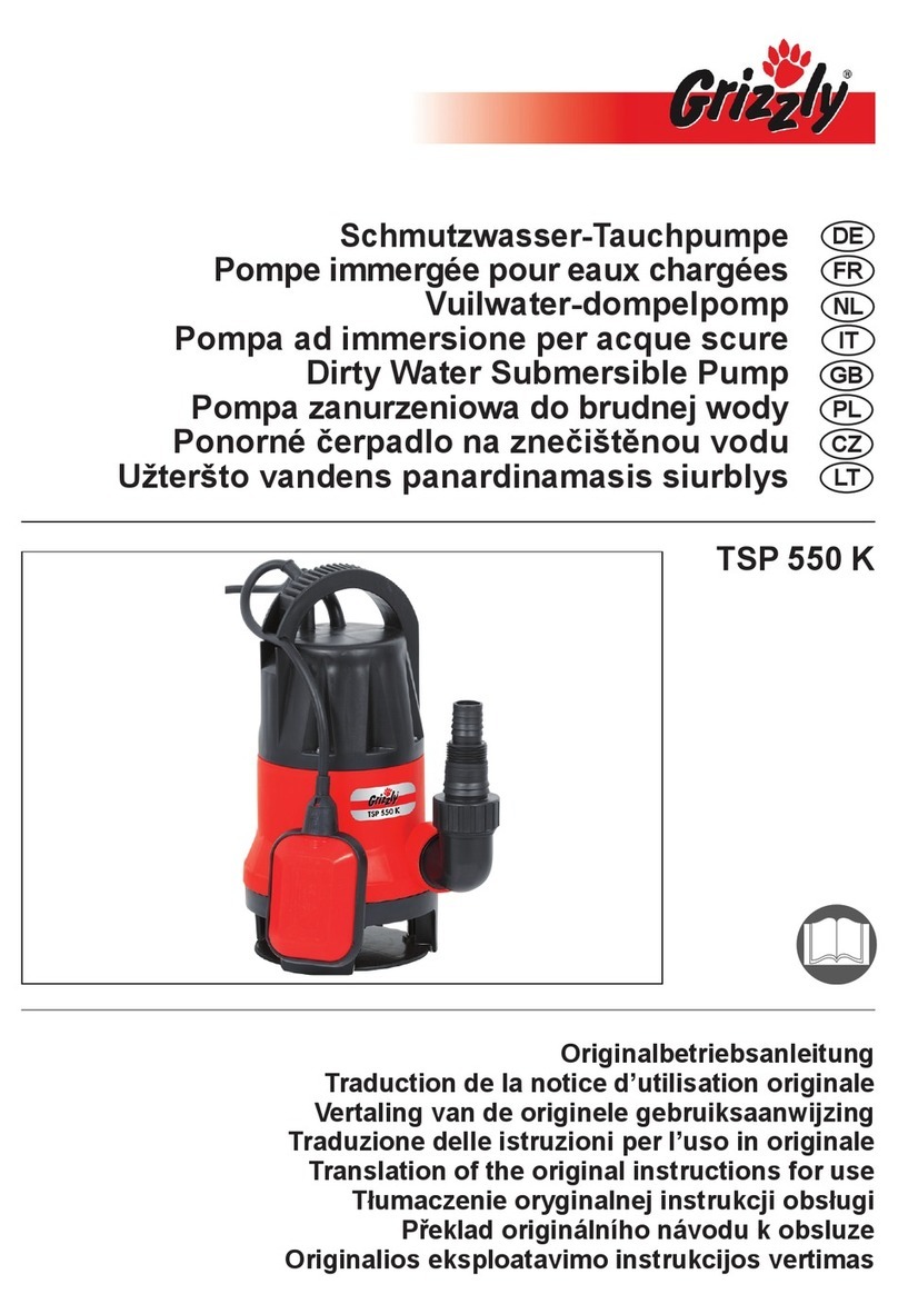 Grizzly TSP 550 K Translation of the original instructions for use