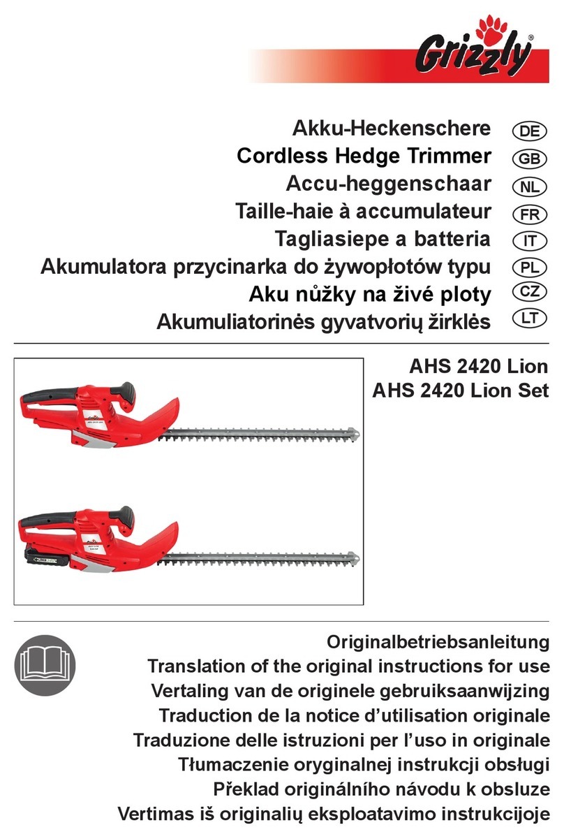 Grizzly AHS 2420 Lion Operating and installation instructions