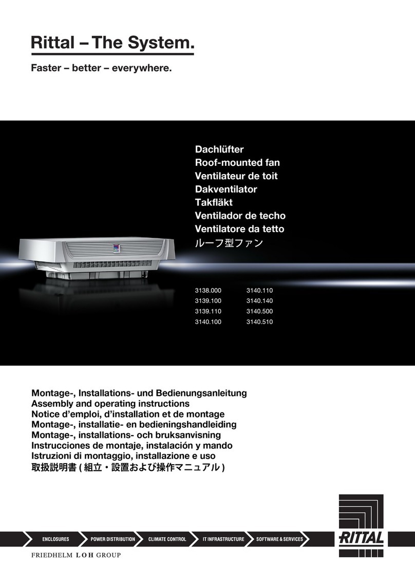 FRIEDHELM LOH Rittal 3138.000 Assembly and operating instructions