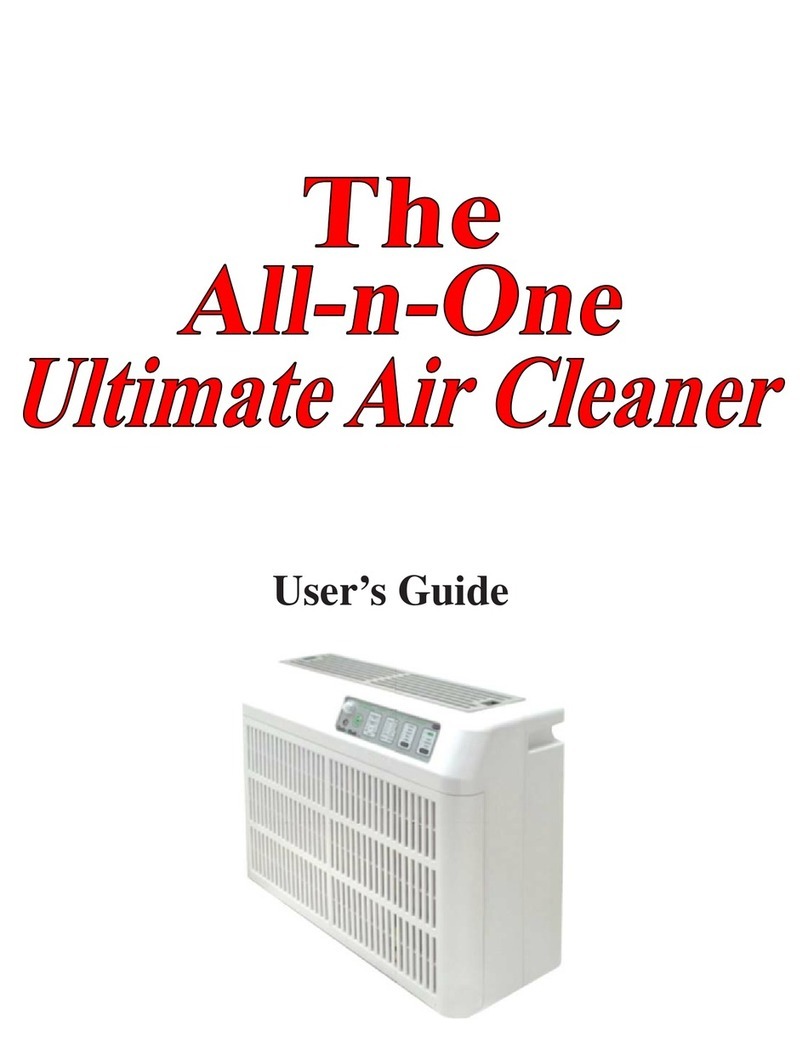 Filtration Manufacturing All-n-One Ultimate Air Cleaner user guide