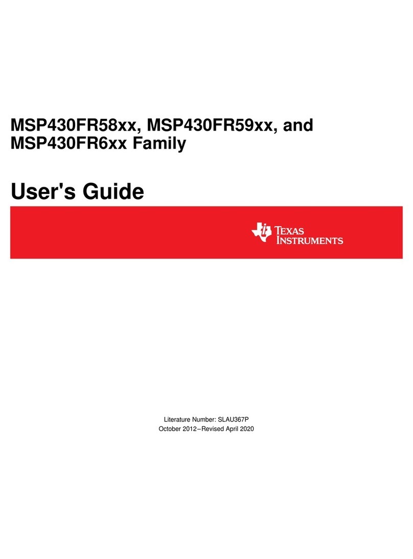 Texas Instruments MSP430FR58 Series User manual
