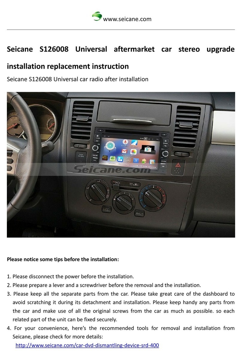 Seicane S126008 Upgrade installation replacement instruction