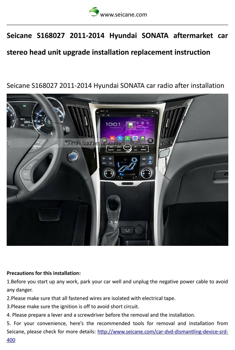 Seicane S168027 Upgrade installation replacement instruction