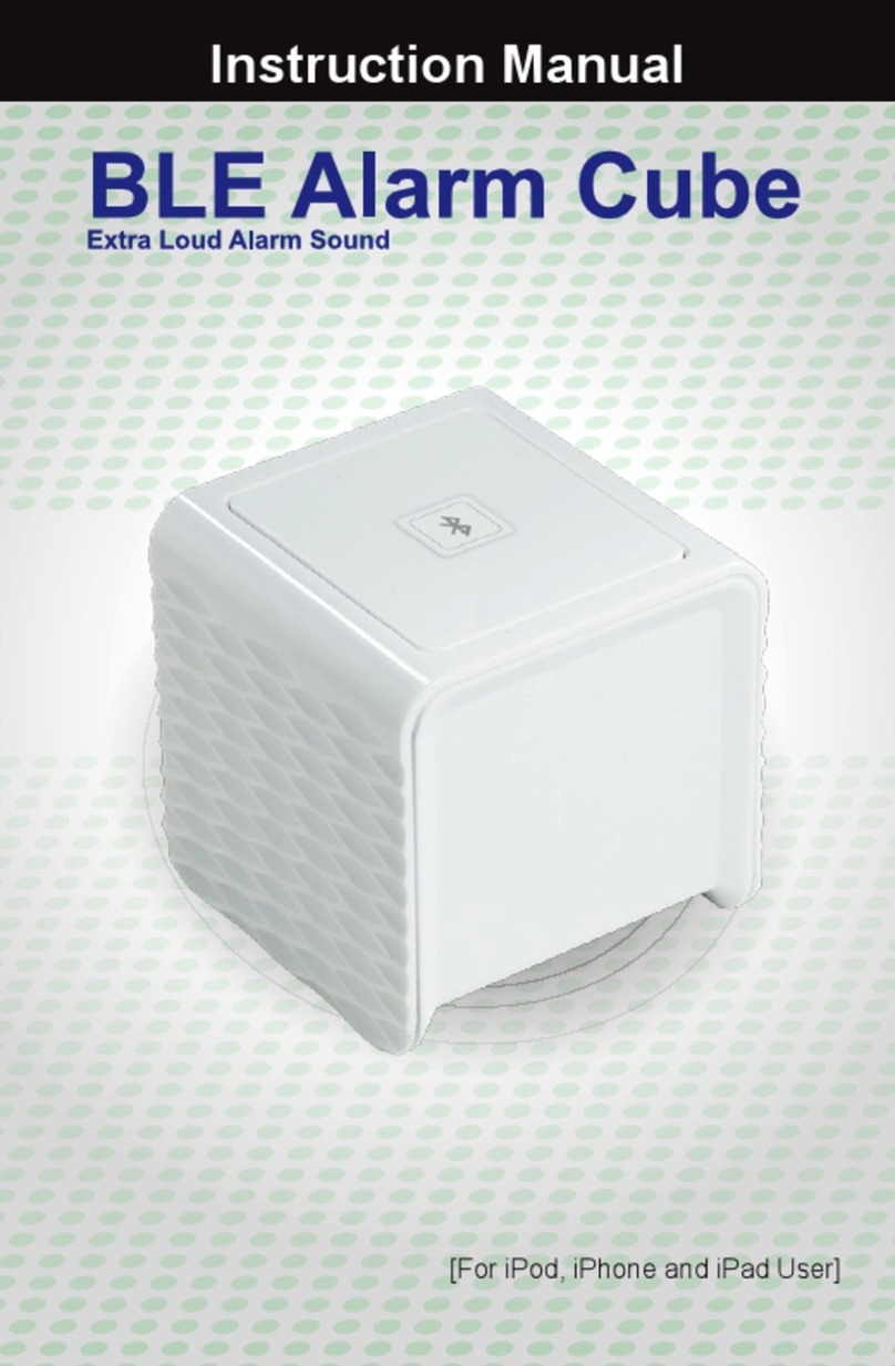 Electronics Tomorrow BLE Alarm Cube instruction manual