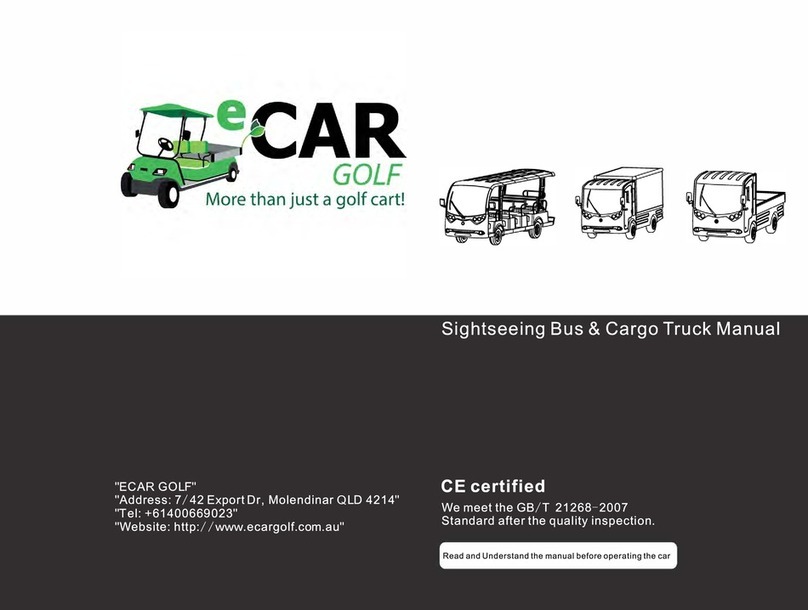 ECAR GOLF Sightseeing Bus manual