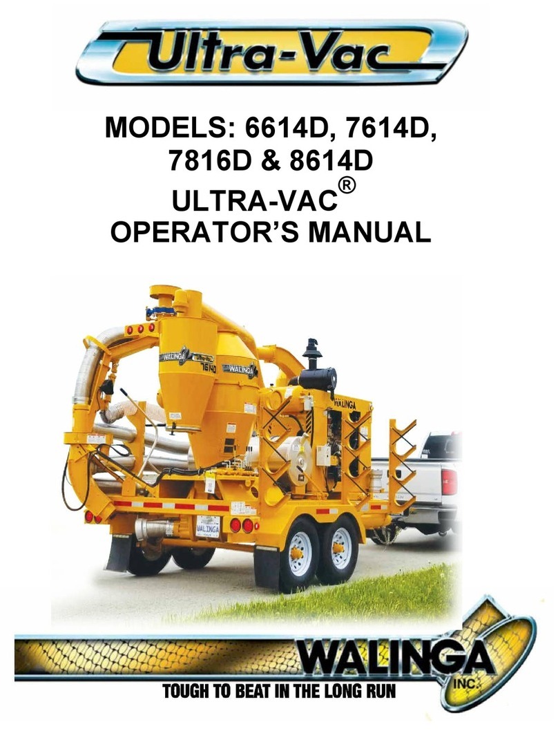 Walinga Ultra-Vac 6614D Operator's manual