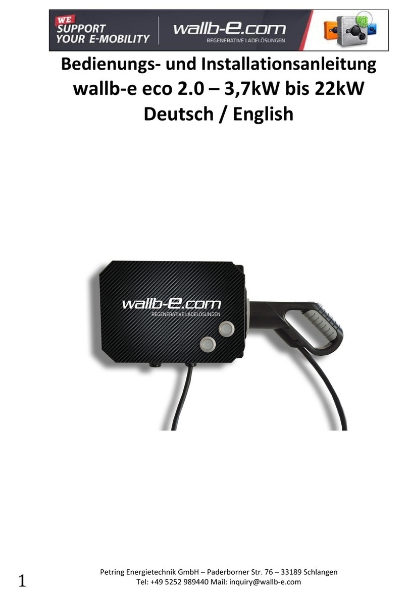 Wallbe eco 2.0 3,7kW Installation and user manual