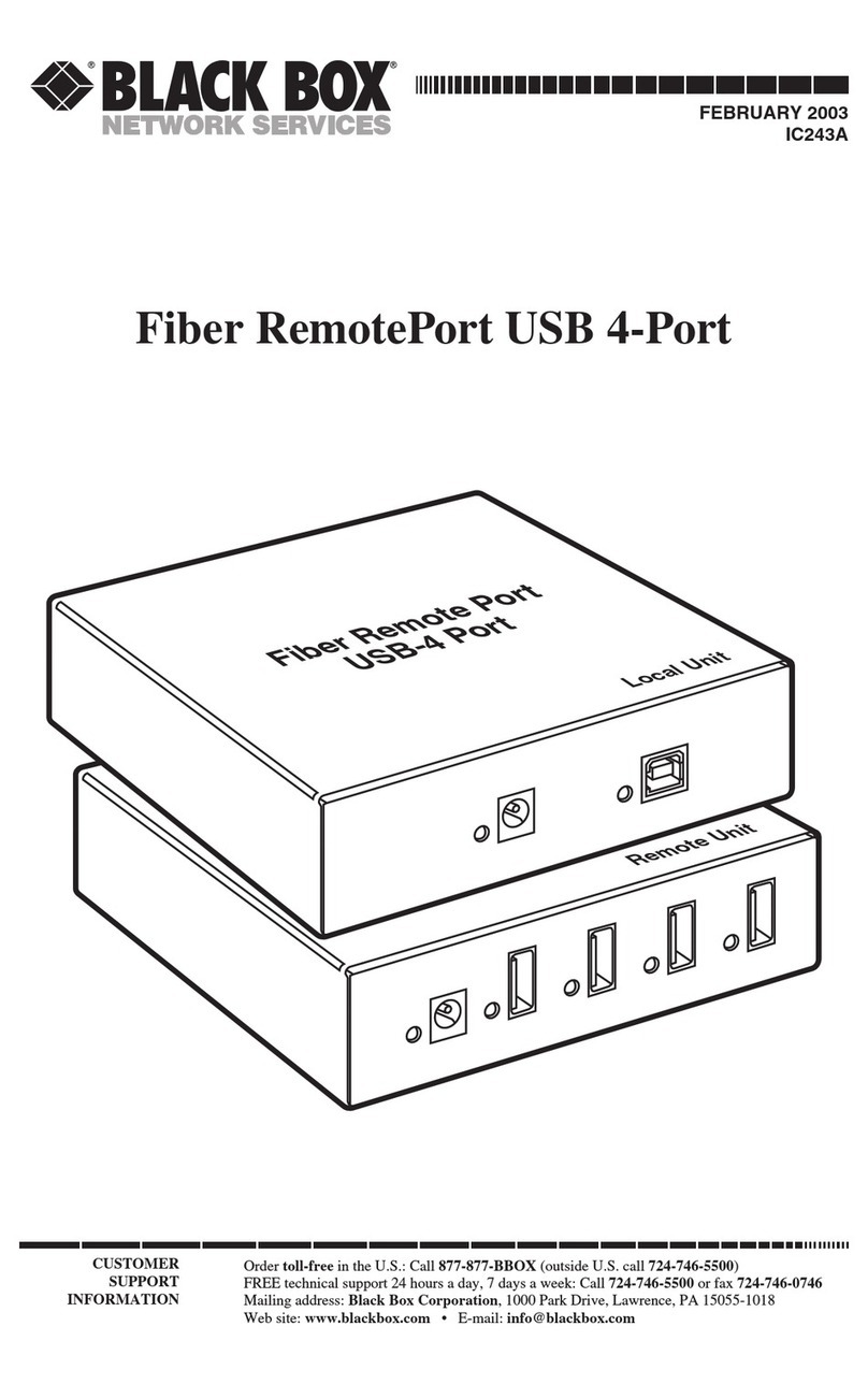 Black Box RemotePort User manual