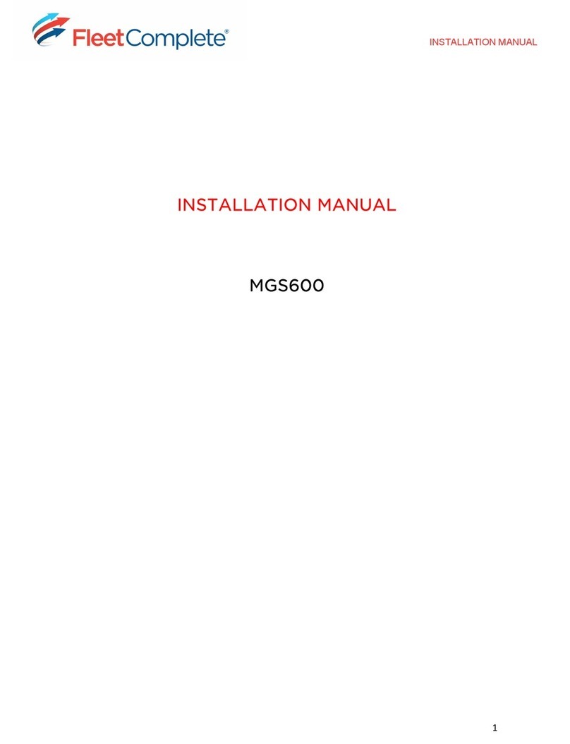 Fleet Complete MGS600 installation manual