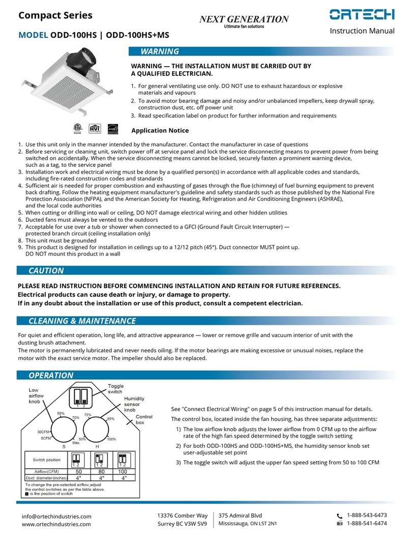 Ortech Compact Series manual