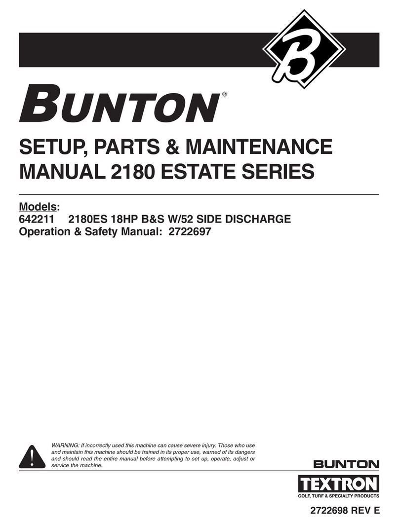 Textron BUNTON 2180 ESTATE Series Manual