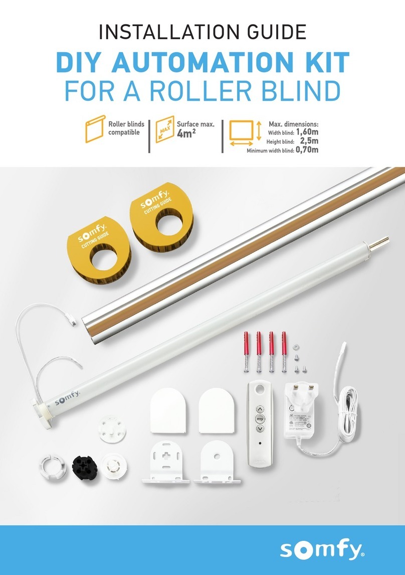 SOMFY DIY AUTOMATION KIT User manual