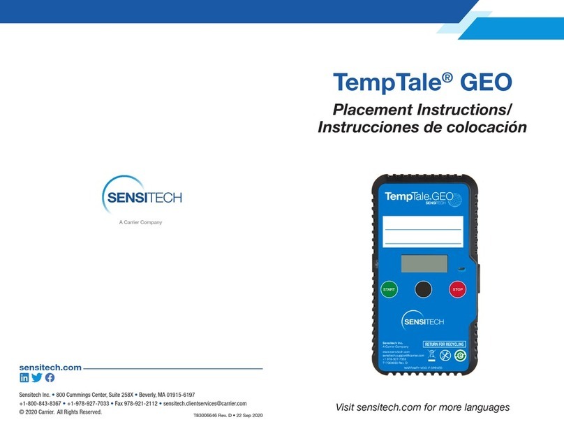 Sensitech TempTale GEO User manual