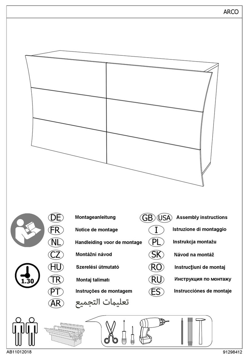 Tecnos Arco Assembly instructions