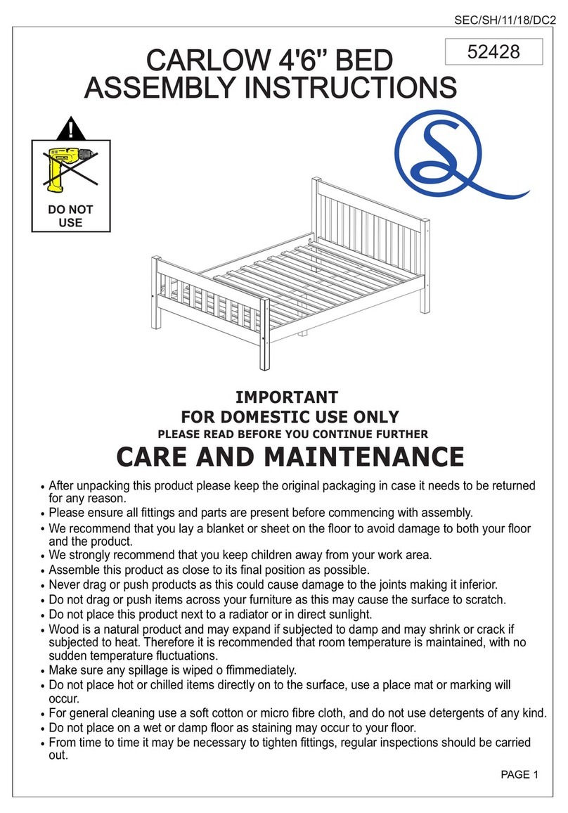 Seconique CARLOW 200-203-003 User manual Seconique CARLOW 200-203-003 User manual
