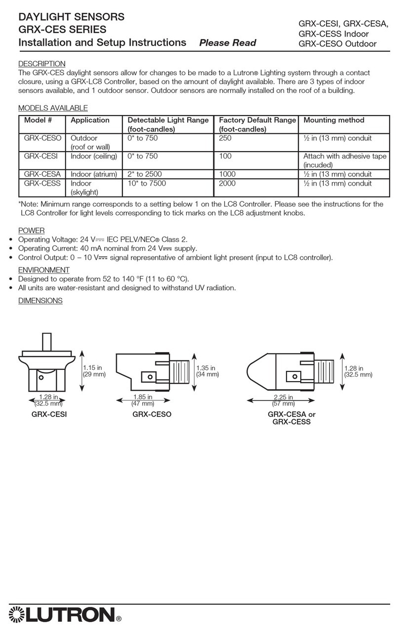 Lutron Electronics GRC-CES Series Manual