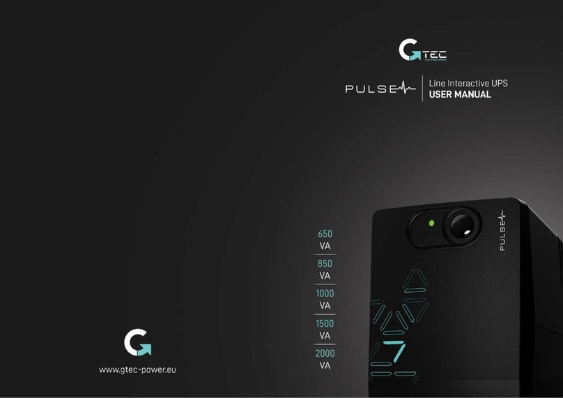 Gtec Pulse 650 User manual