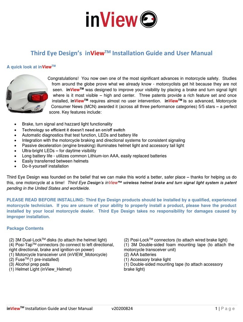 Third Eye Design inView Installation guide and user's manual Third Eye Design inView Installation guide and user's manual