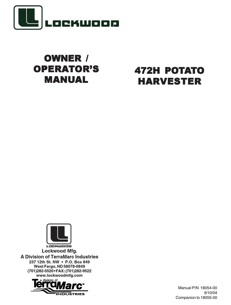 TerraMarc Industries Lockwood 472H Owner's/operator's manual