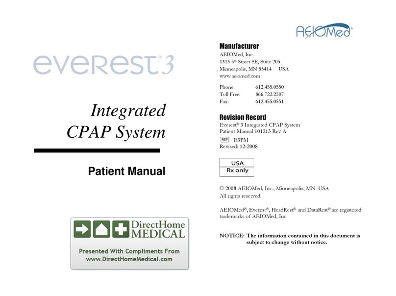 AEIOMed everest 3 Patient manual