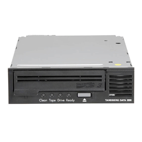 Tandberg Data StorageLibrary LTO-3 SCSI quick start