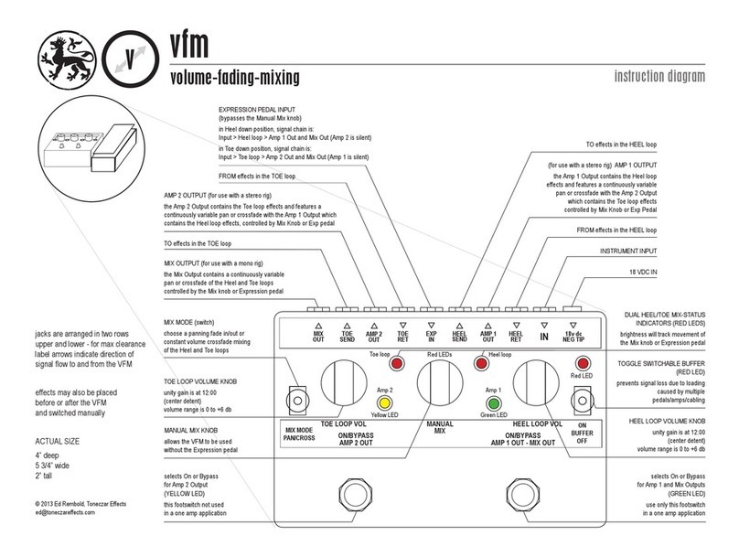 Toneczar Effects VFM Instruction diagram