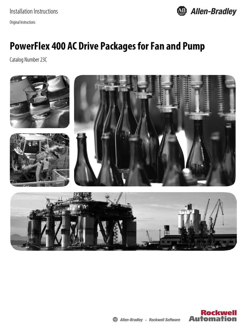 Rockwell Automation Allen-Bradley PowerFlex 400 User manual Rockwell Automation Allen-Bradley PowerFlex 400 User manual